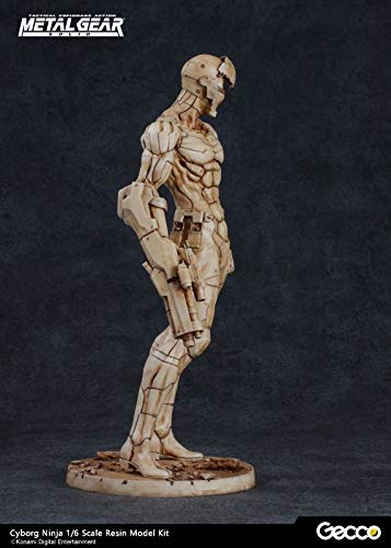Cyborg Ninja - Metal Gear Solid Gecco Statue - Grey Fox Resin